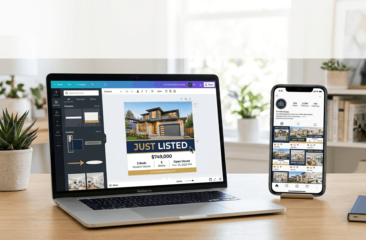 Best real estate Canva templates for agents in 2026